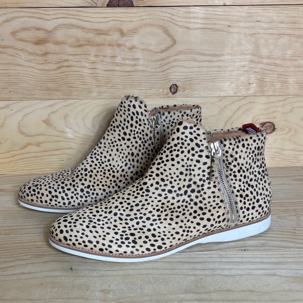 Rollie Leopard Print Ankle Boots‎